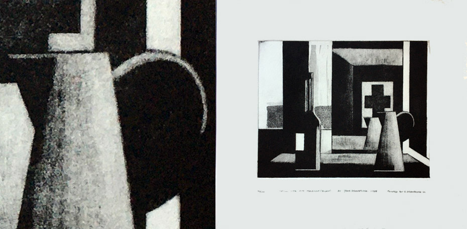 Still Life with Malevich Black 1988 No 36 of 100 new