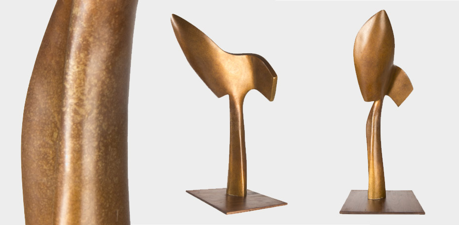 231119 - TA Golden Whale, bronze 820 x 500 x 350mm