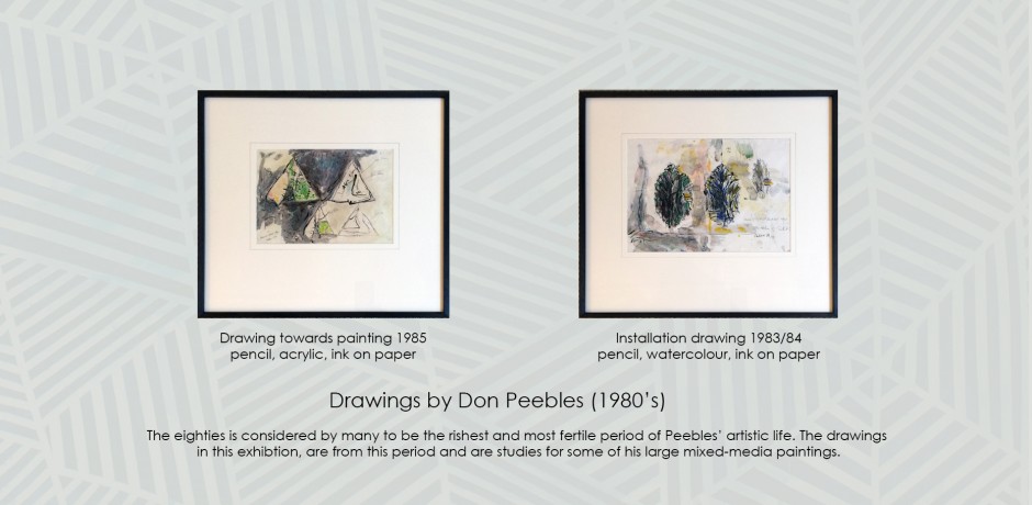 180905 - 3F3P - 6 DP Drawings towards Paintings 1980