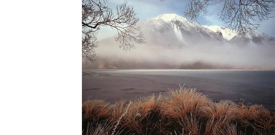 200505 Winter - Lake Pearson 1995 Canturbury Orig colour slide 242 x 342 470 x 568 2s