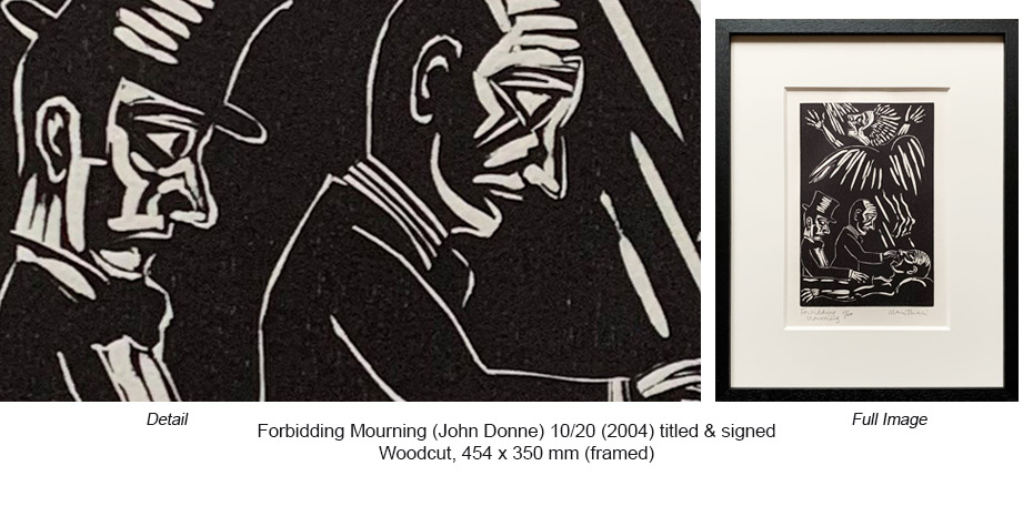 RM - Forbidding Mourning 10 of 20 (2004) Woodcut