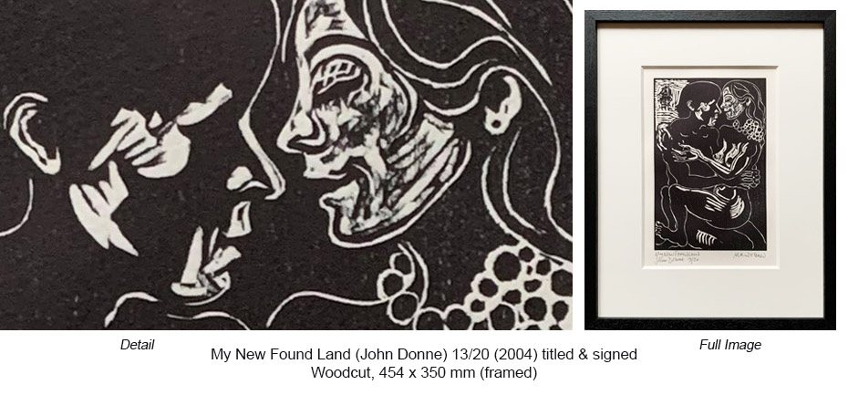 RM - My New Found Land 13 of 20 (2004) Woodcut