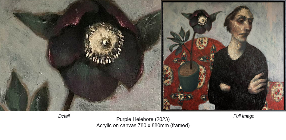 VG - Paintings - Purple Helebore