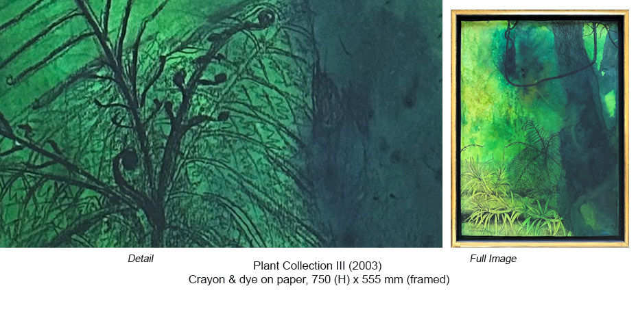 CH - Crayon & dye - Plant Collection III