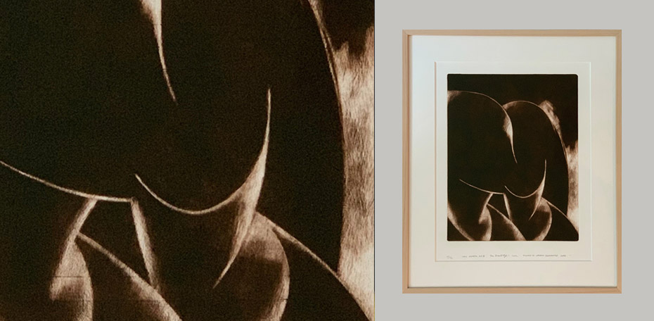 Two Women III 2000 Sepia 20 of 50 signed & framed 460 x 550