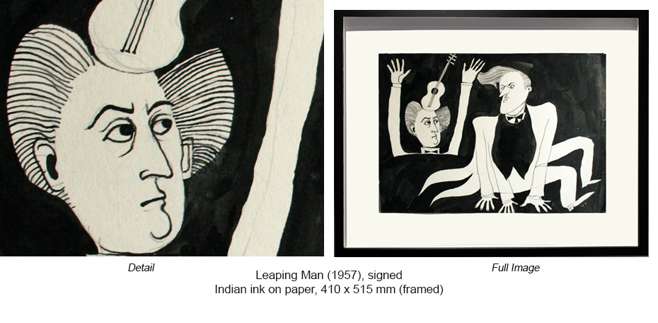 RM - Leaping Man (1957) Indian Ink