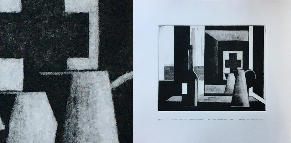 Still Life With Malevich (Black) 1988 No. 36 of 100