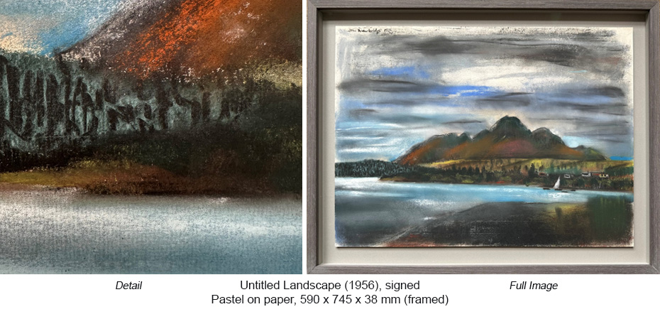 251026 - JD Pastels - Untitled Landscape (1956)