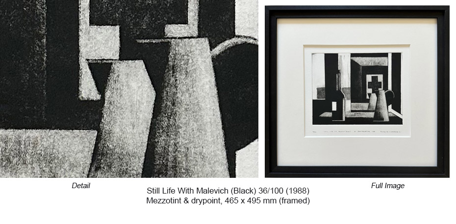 Still Life With Malevich (Black) 36 of 100 1988, 465 x 495 (fr)