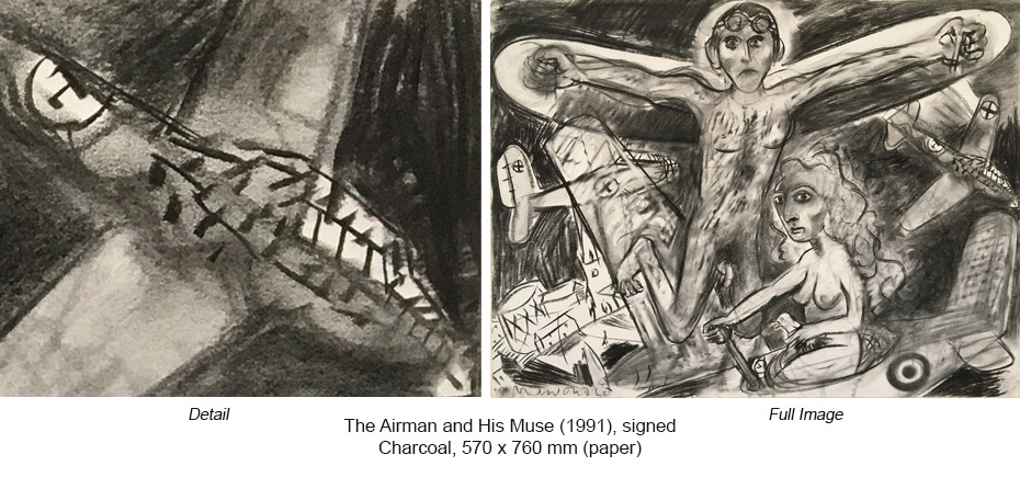 RM - The Airman & His Muse (1991) Charcoal