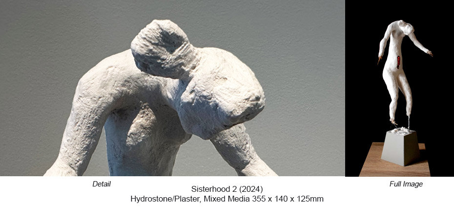 VG - NSW - Sisterhood 2 (2024) hydrostone plaster mixm 355 x 140 x 125 c