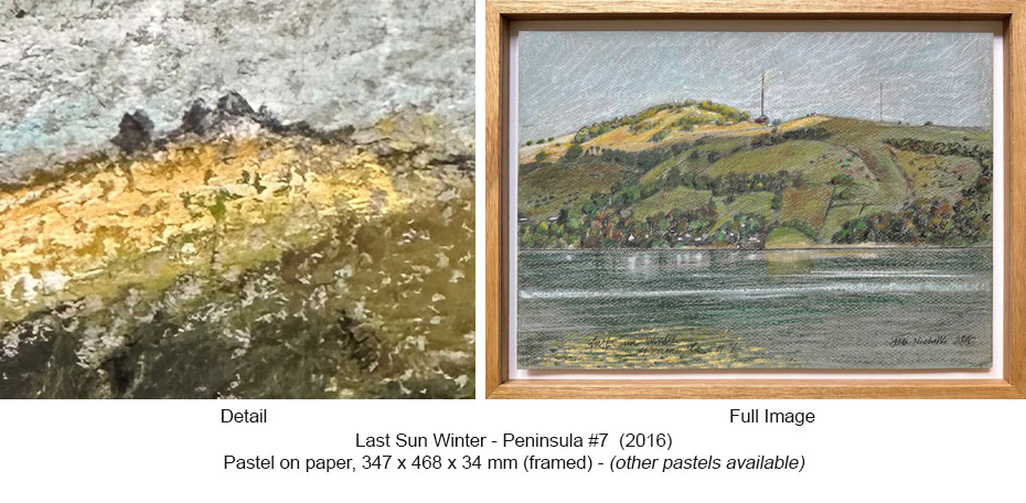 250820 - PN - Drawings & pastels - Last Sun Winter - Peninsula No 7 a