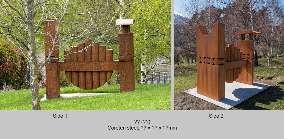 MJ - Sculpture - Coreten 3