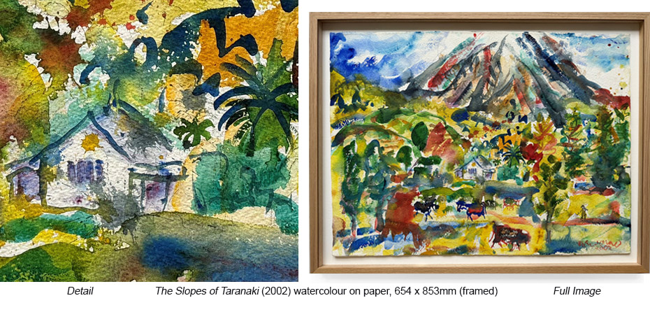 RM - Works - Main Gallery - framed - Slopes of Taranaki